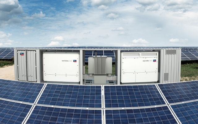 SMA Medium Voltage Power Station на сонячній електростанції