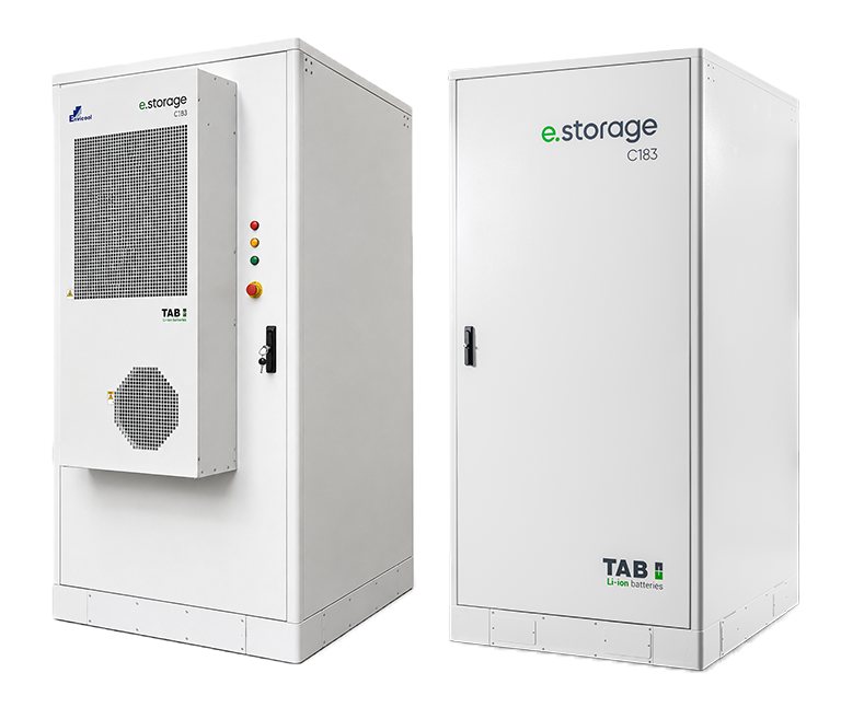 Шафи накопичення TAB e.storage для комерційних і промислових об'єктів